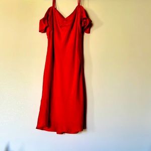 Red express dress. size.L